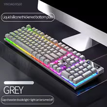 USB Wired Luminous Gaming Keyboard – Ideal for Home & Office Use