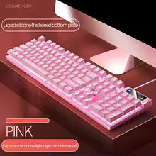 USB Wired Luminous Gaming Keyboard – Ideal for Home & Office Use