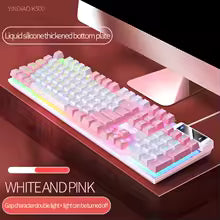 USB Wired Luminous Gaming Keyboard – Ideal for Home & Office Use
