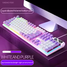 USB Wired Luminous Gaming Keyboard – Ideal for Home & Office Use